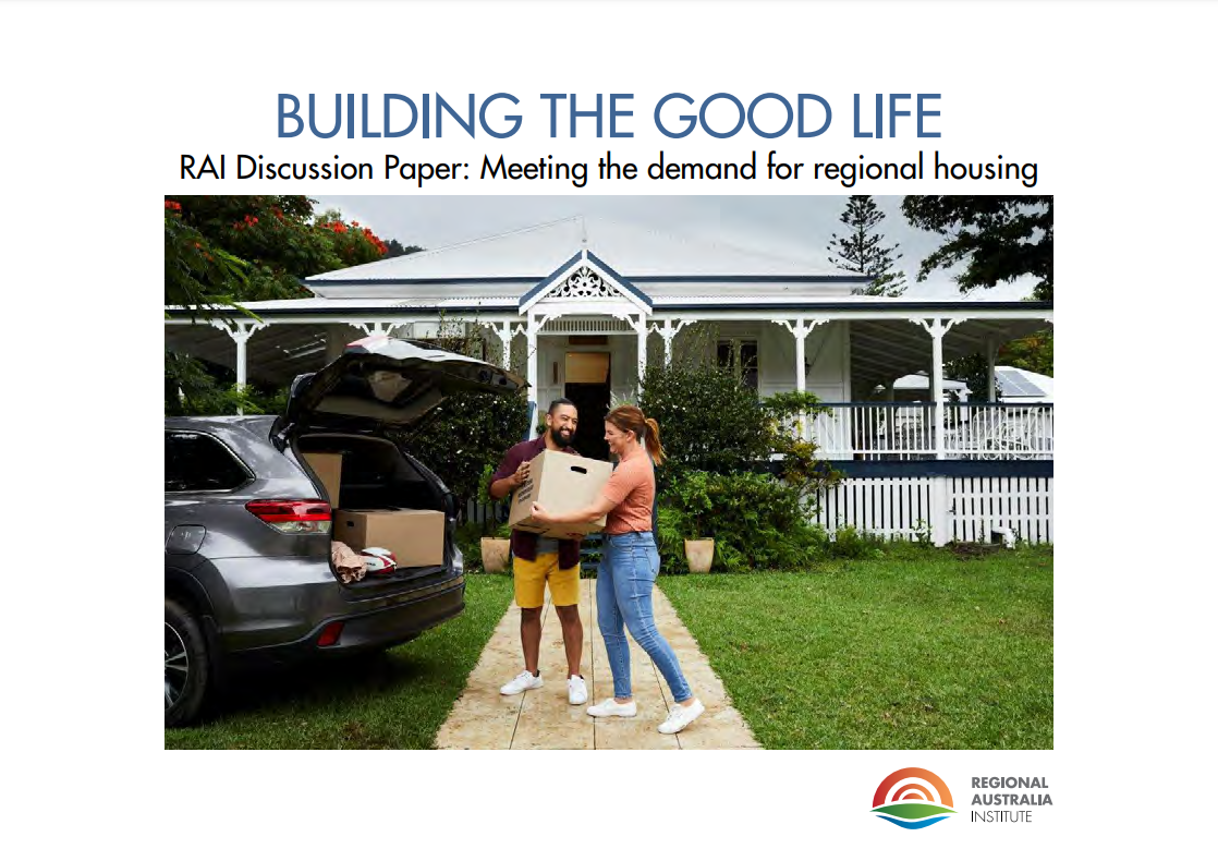 Building the Good Life Foundations of Regional Housing
